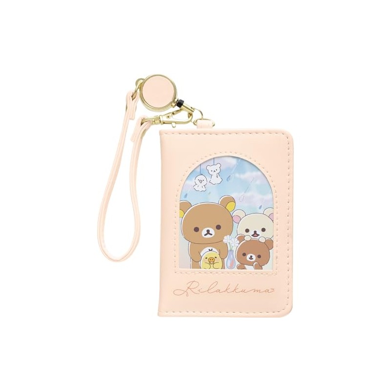 San-X Rilakkuma PB71701 "Rain and Sunny Rilakkuma" Pass Case with