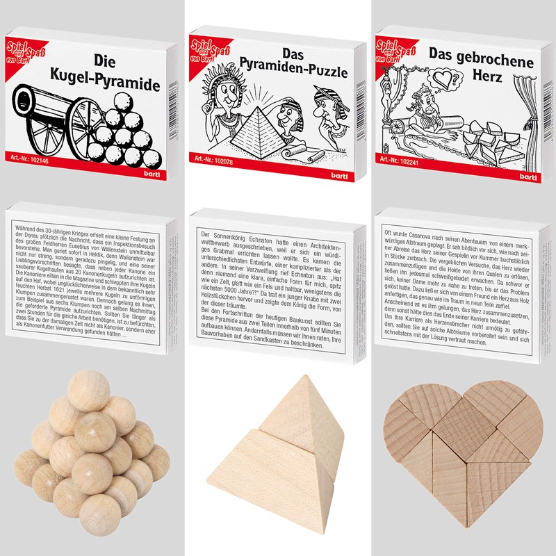 Bartl Funny Puzzle Sets to Make You Mad!, Set D