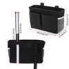 IGNPION Canvas Bed Box Bed Bags Baskets Hanging Adjustable Strap