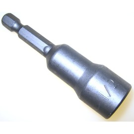 1/2" MAGNETIC NUT DRIVER w/quick release hex shank