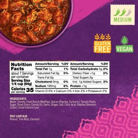 Patak’s Rogan Josh Simmer Sauce - Medium Spiced Tomato-Based Curry Sauce with Garlic, Ginger & Aromatic Spices - Gluten-Free & Vegan Indian Simmer Sauce - Ready in Minutes - 15oz Jar (Pack of 3)