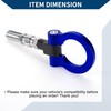 Hihaha Tow Hook/Universal Car Front Bumper Towing Hook/Durable Metal Rotary