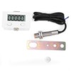 Magnetic Induction Counter,Digital Electronic Punch Counter,Metal Sensor, 5-Digits LCD Digital