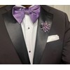 Lovacely Men's Velvet Vintage Bow Tie Tuxedo Big Bowtie XR661