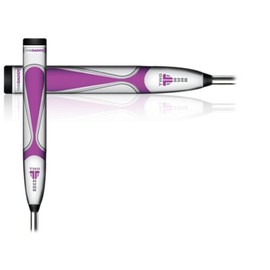 2 THUMB THE DADDY PUTTER GRIP. WHITE/PURPLE.