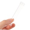 KICHOUSE 100pcs Tube Vials Sample Bottles Small Test Tubes Lids