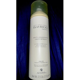 Alterna Bamboo Smooth Anti-Humidity Hair Spray W Eco Certified Bamboo  Kendi Oil