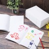 Geyee White Blank Books to Write Stories Unlined Sketch Paper