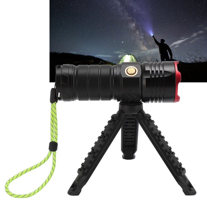 Outdoor Flashlight Professional White Laser High Brightness Waterproof Long Range