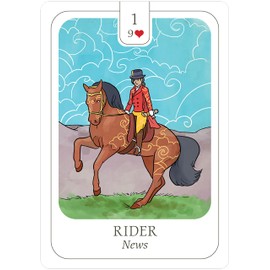 Simplicity Lenormand: Beginner-Friendly 41-card Lenormand Deck with Keywords on Cards, Includes 132-page Guidebook with Clear Meanings and Reading Instructions