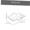 ABOOFAN 2pcs Stainless Steel Shower Soap Dish Holder Wall Mounted