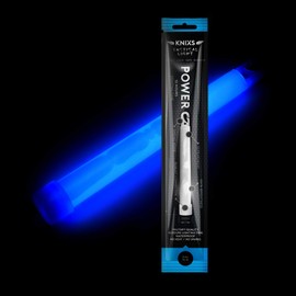 Set of 10 – Power Glow Stick/Tactical Light in Military Standard – Blue Luminous (6 Inches / 15 cm) – Individually Packed – Minimum 12 Hours Lighting Time
