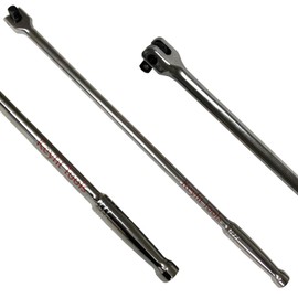 Keyfit Tools Breaker Bar 1/2 Inch Drive 24" Long Premium Extra Heavy Duty Chrome Vanadium Heat Treated And Tempered For Maximum Strength. Cheater Bar Torque Wrench Extension