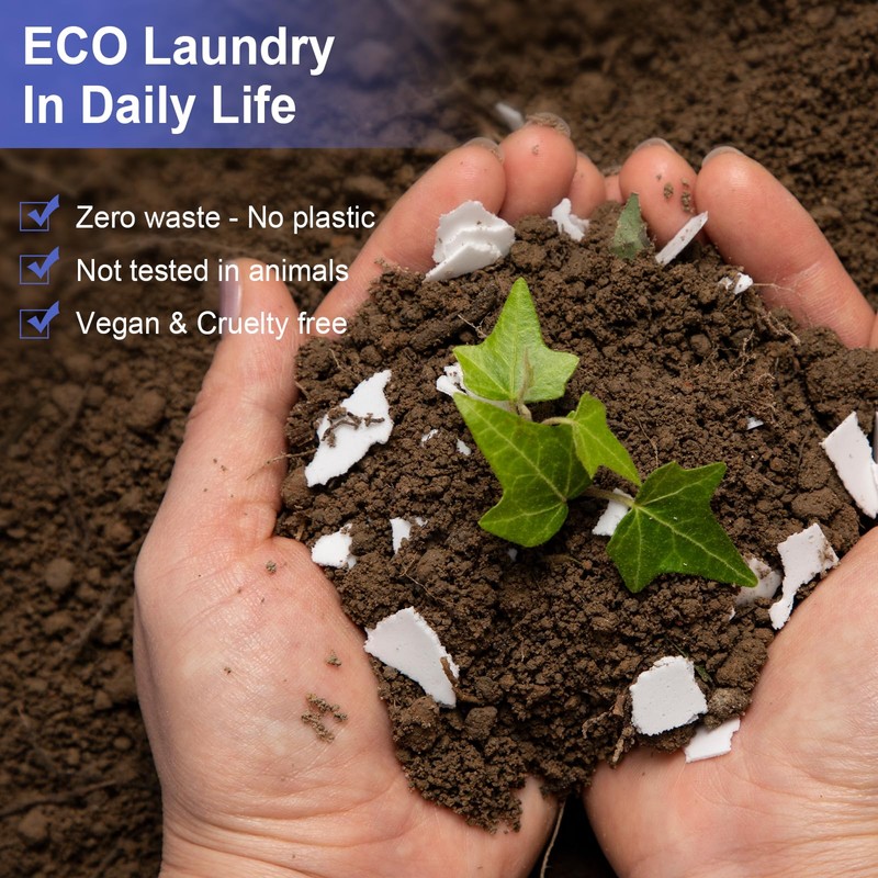 Laundry Detergent Sheets, 200 Loads Fresh Linen Scent Hypoallergenic Eco-Friendly,