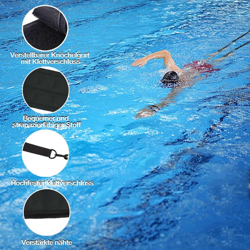 Swimming Belt for Pool with Storage Bag, 4-7.5 m Swimming