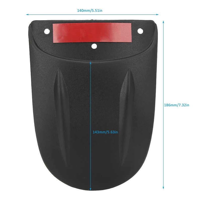 Motorcycle Front Mudguard Extension, ABS Front Extender Mudguard Guard Replacement