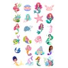 mermaid cupcake toppers edible 24 precut 1.5inch round fairy cakes