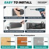 EVERHANGER Garage Tool Storage Organizer, Wall Mount Garden Tool Rack