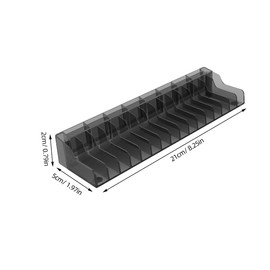 Operitacx Professioneller Spielkartenhalter für Vertikaler Aufbewahrungshalter für Spiel Discs Rutschfester Organizer für Spieleliebhaber