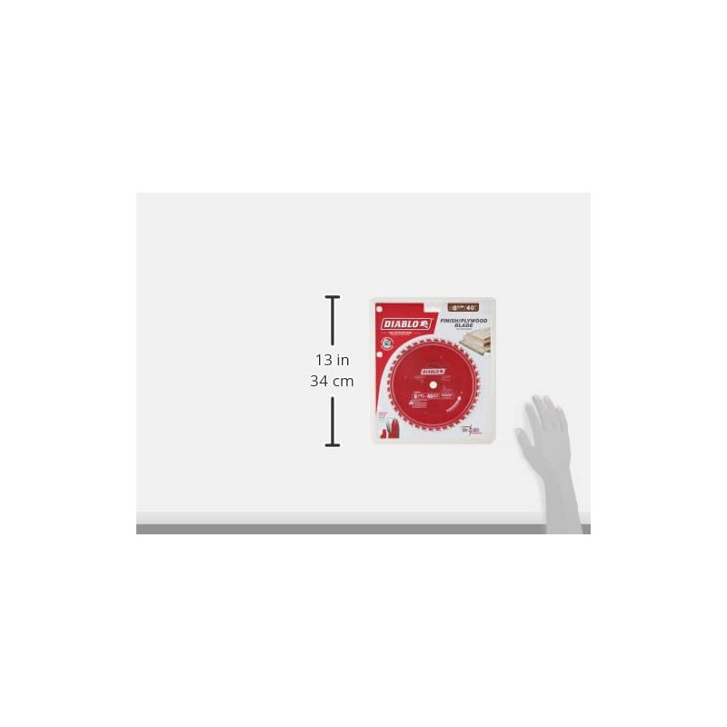 Diablo Finishing Saw Blade for Wood - 8-1/4" Diameter, 40