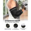 Rakiie Elbow Compression Sleeve 2 Pack, High Elastic Elbow Brace