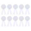 PATIKIL Blank Award Ribbon, 10 Pcs Prize Ribbon Award Medal Winner Ribbon Recognition Participation Ribbon for Competition, Sport Event and Party, Wedding, White