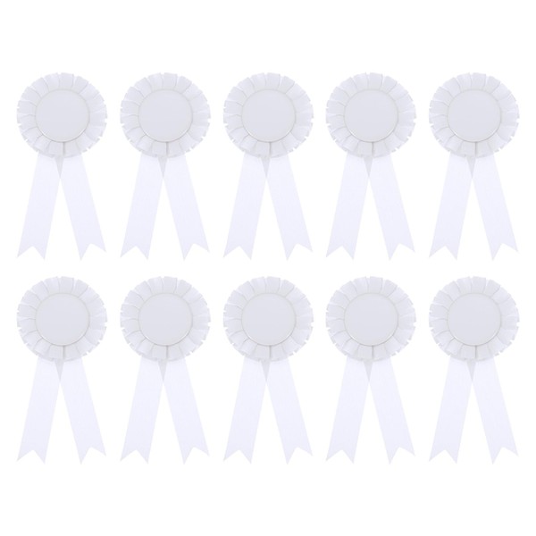 PATIKIL Blank Award Ribbon, 10 Pcs Prize Ribbon Award Medal
