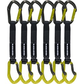 DMM Alpha Sport Quickdraw - Titanium/Lime 25cm - 6 Pack