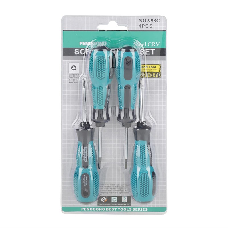 Haosie Triangle Screwdriver Set, 4PCS Magnetic Screw Driver Bits, Multifunctional