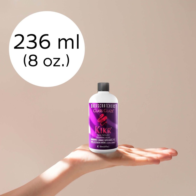 Backscratchers Extreme Glass Glaze Kikr Spray Activator - Quick Dry