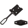 TERF® Wire Hasp and Staple Set Black 75mm [ 3