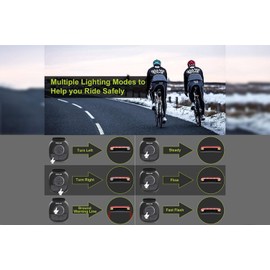 Smart Bike Tail Light with Turn Signals