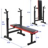 Adjustable Weight Bench Workout Bench for Full Body Exercise Olympic