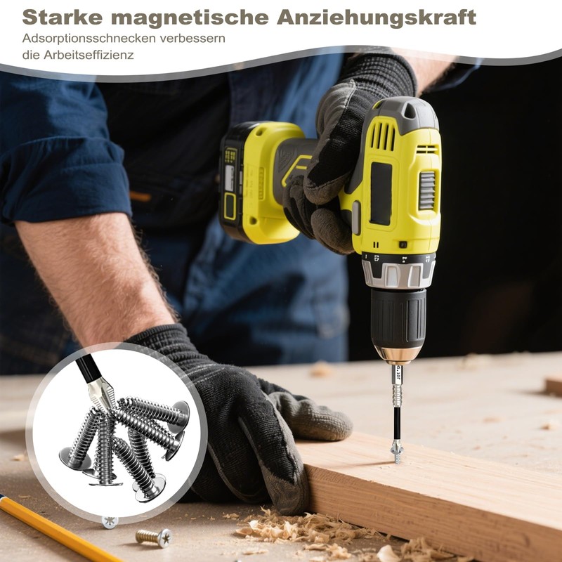 High Magnetic Screwdriver Drill Bit Set, Magnetic Screwdriver Bit Set,