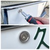 Nexus Japan License Plate Bolts, Silver, Set of 2, M6