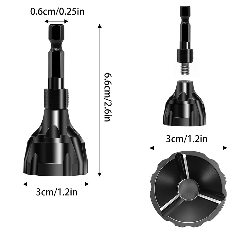 CZS Deburring Tool Chamfer Tool, HSS Hex Shank Deburring Tool