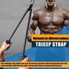 Ergonomic Tricep Rope Pulldown Attachment, Upgraded Triceps Rope Cable Attachments