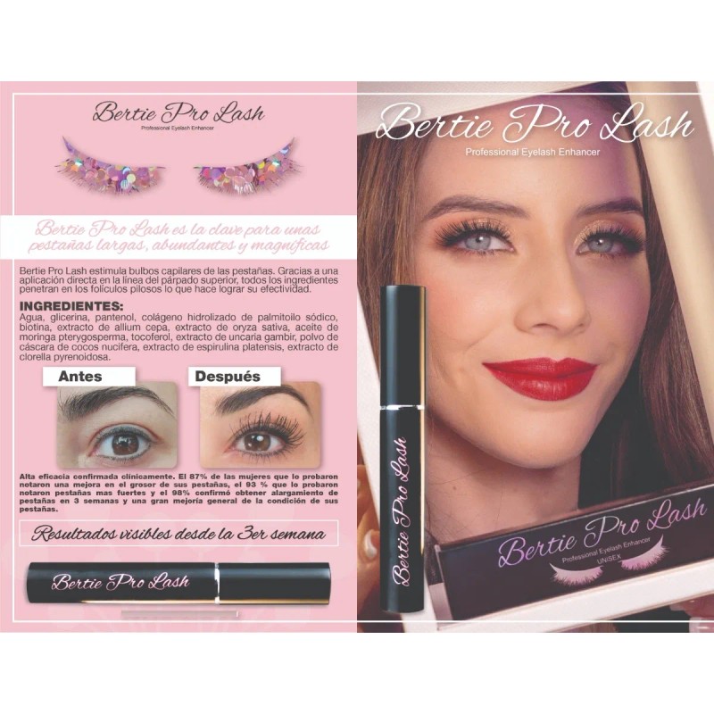 Suero Alargador/fortalecedor De Pestañas/cejas Bertie Lash