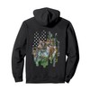 Camo American Flag German Shorthaired Pointer Dog Lover Pullover Hoodie