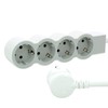 LEGRAND, Flat Power Strip, 4-Way Socket, Multiple Socket, 5 Metre