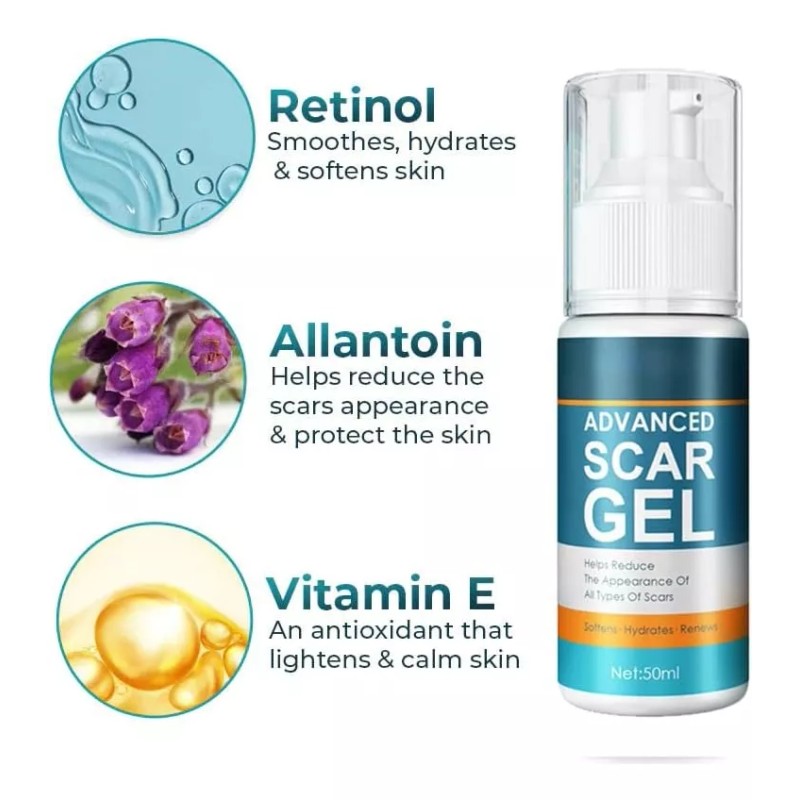 Crema Gel Reparador Cicatrices Acné Jaysuing 50ml Estrías