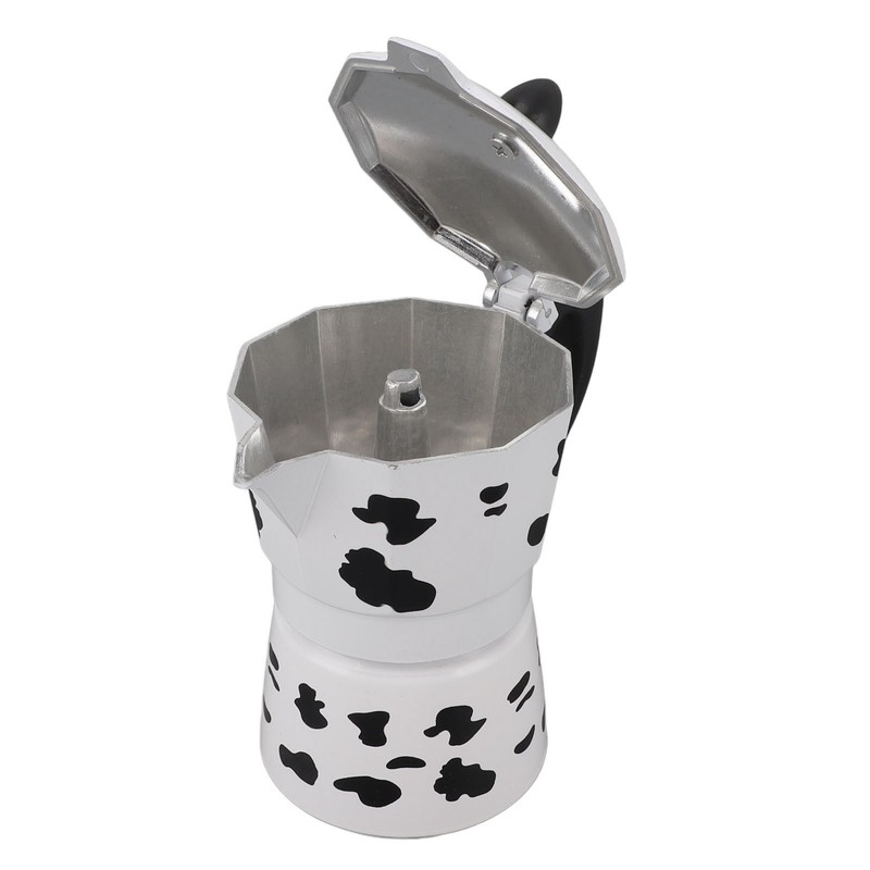 Milk Cow Color Moka Pot Aluminum Coffee Pot Coffee Maker