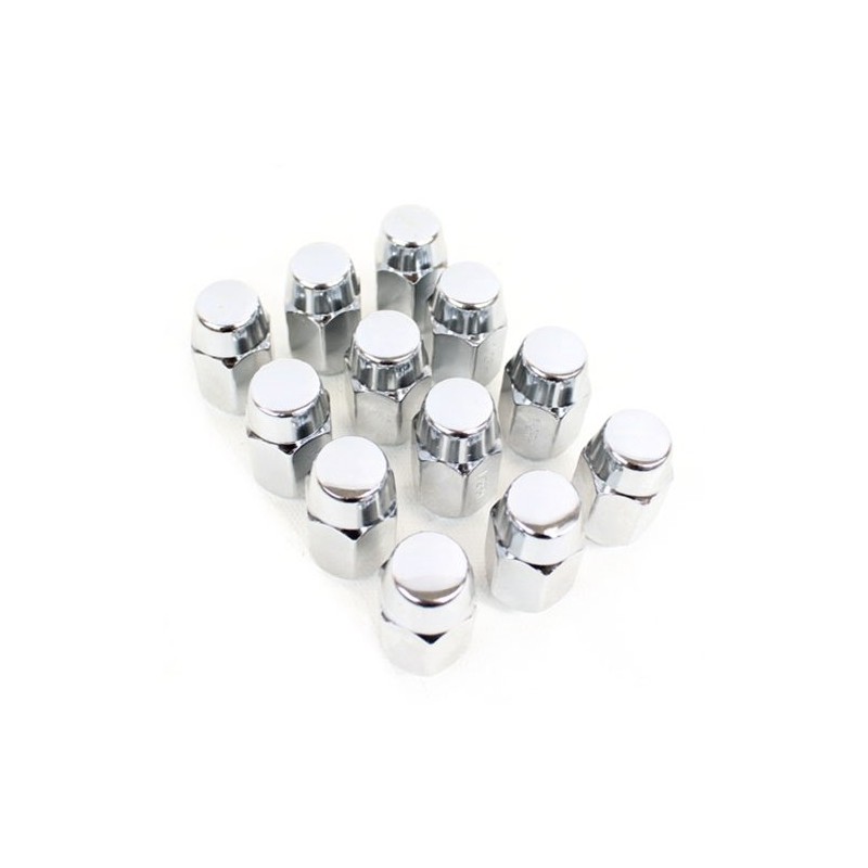 (2) 4.25" Closed Center Caps & (12) Chrome Trailer Wheel