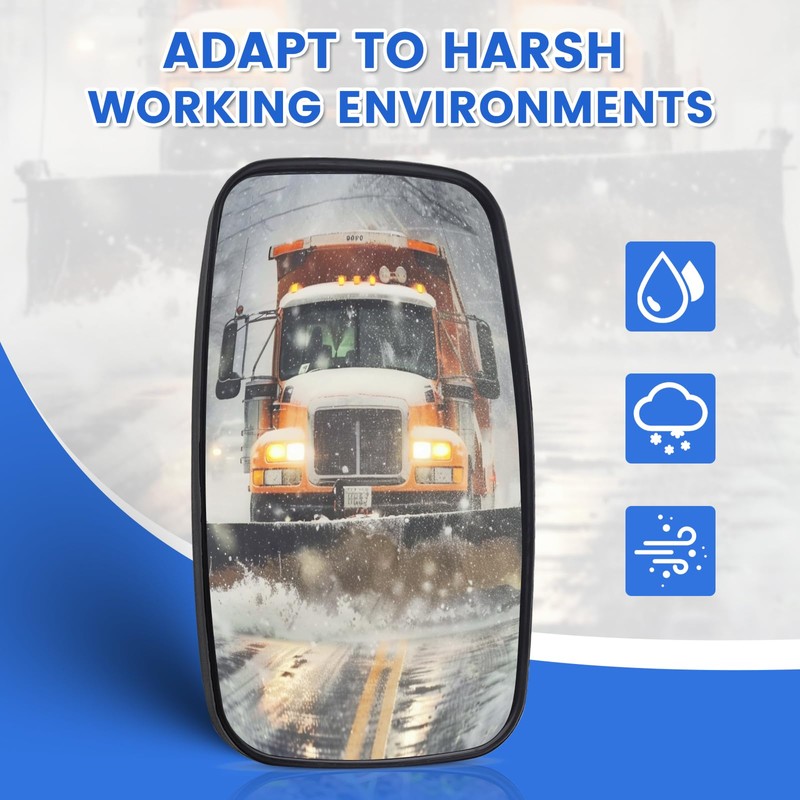 Door Main Mirror, Truck Side Rearview Mirrors - Wide Angle