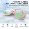 FEISEDY B1858 Great Classic Polarized Sunglasses, Unisex, HD Lens, Pink