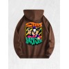 Stay Wild Cartoon Dog Hoodie 100% Cotton US Warehouse 7