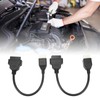 2PCS 6 Pin OBD‑OBD2 Motorcycle Diagnostic Scanner Cable Replacement for