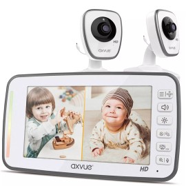 AXVUE A1HD BABY MONITOR (HD720) 5.0" HD Screen Monitor & 2 Camera, Split views