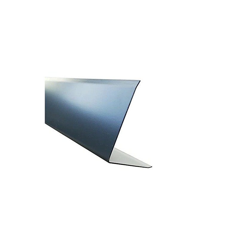 Aluminium angle 3-fold anthracite, 2000 mm aluminium angle, exterior decor