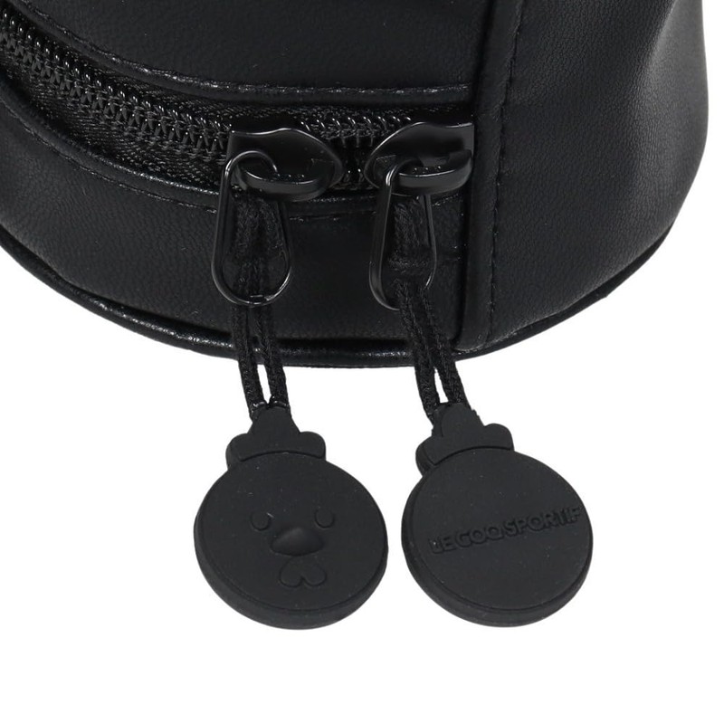 COX SPORTIF LG4FBZ11L BK00 Ball Holder, 3 Pieces, Heart Carabiner